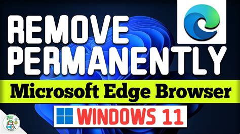 uninstall microsoft edge windows 11